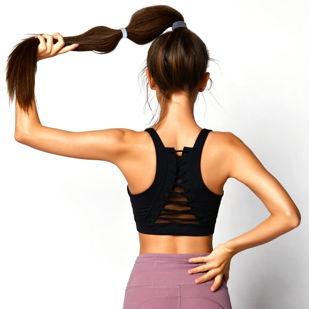 Scunci Evolution hair ties securing bun styling for comfortable fit.