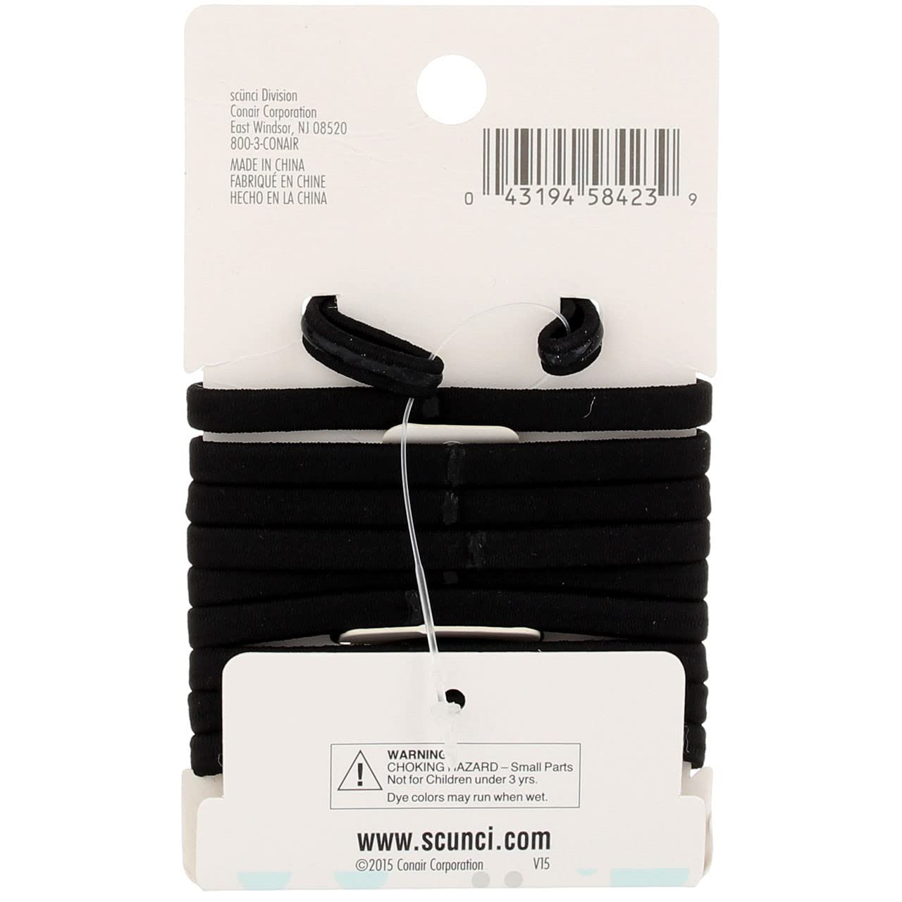 Scunci hair tie ponytail with tight hold for long-lasting style