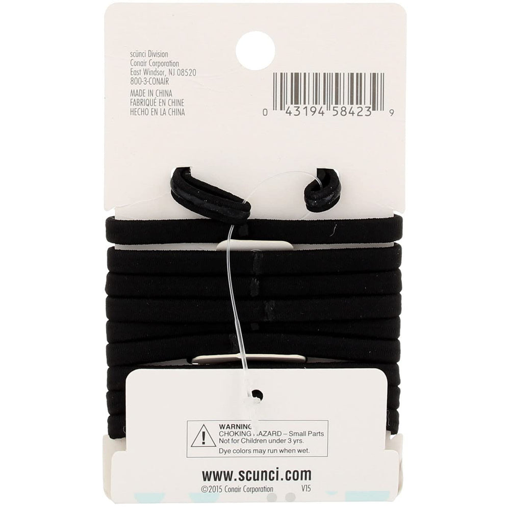 Scunci hair tie ponytail with tight hold for long-lasting style