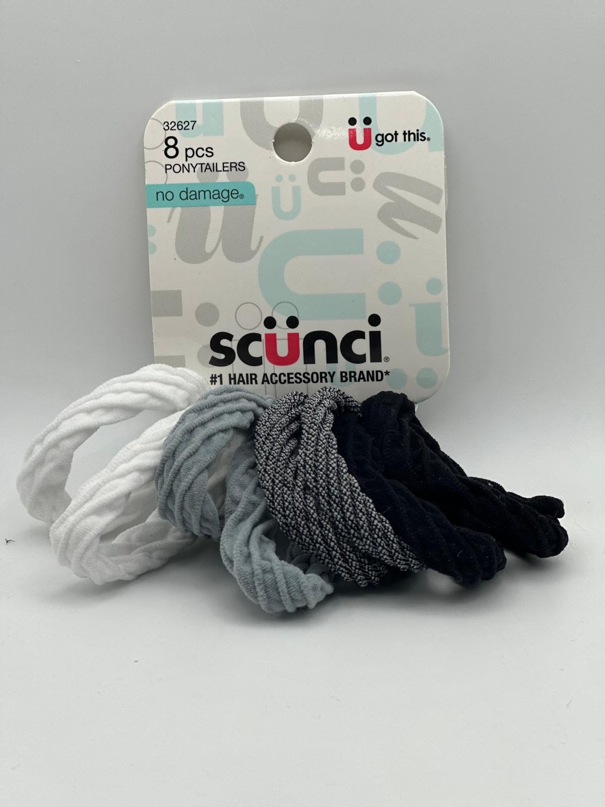 Scunci No Damage Ponytailers in action during workout with secure hold