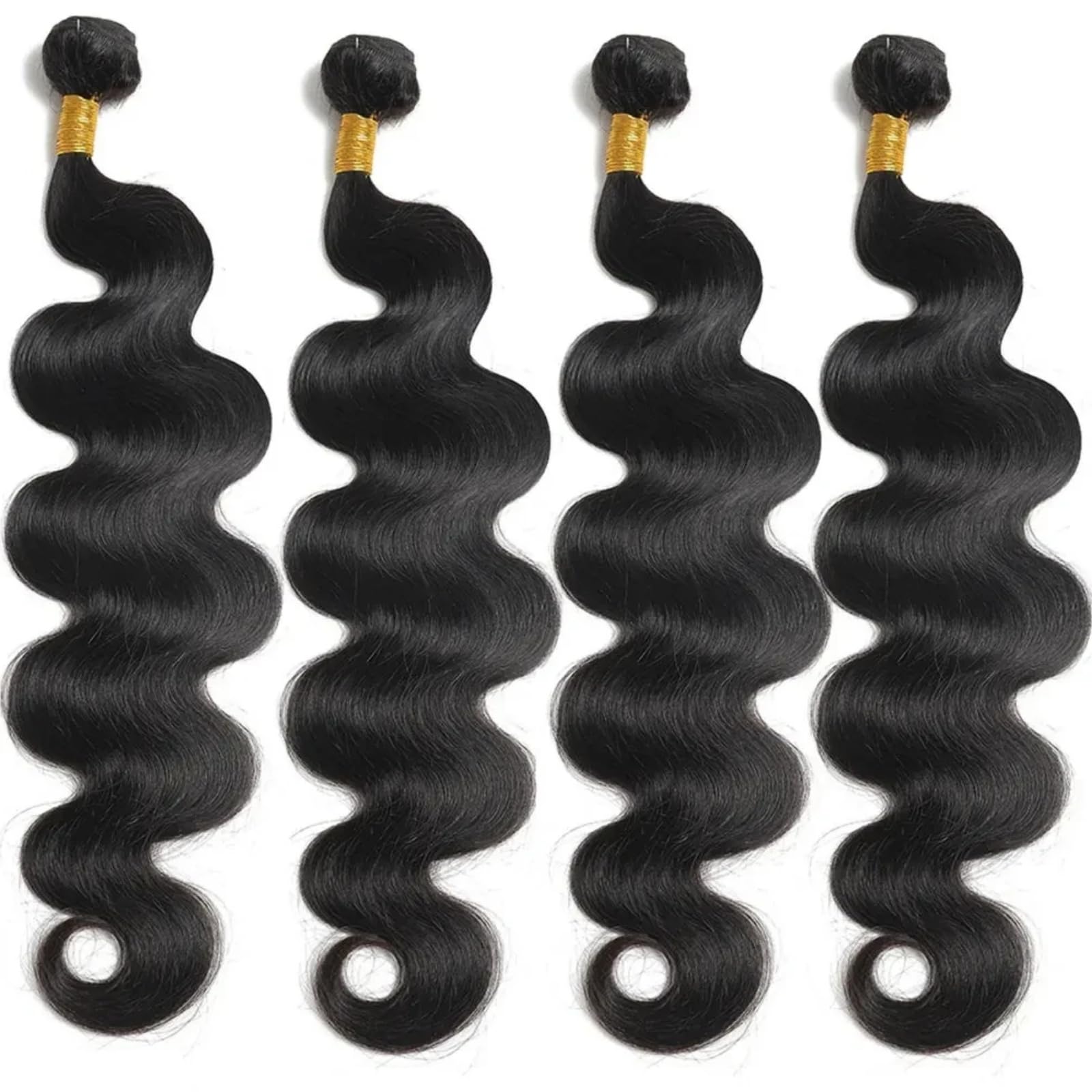 Sddrsra 12A hair bundles 24-inch length view shows dramatic volume potential.