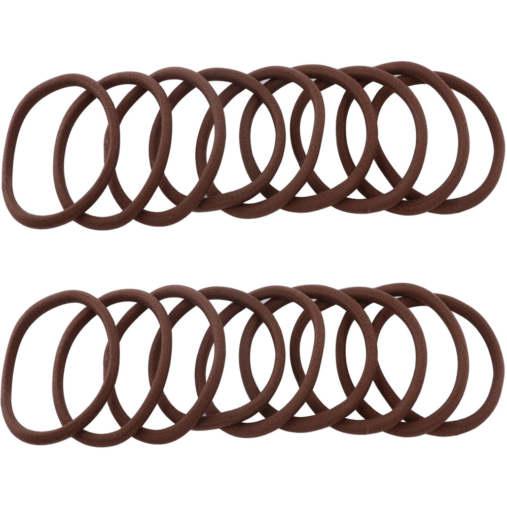 Sderoq no-metal hair ties brown prevent snagging and hair damage.