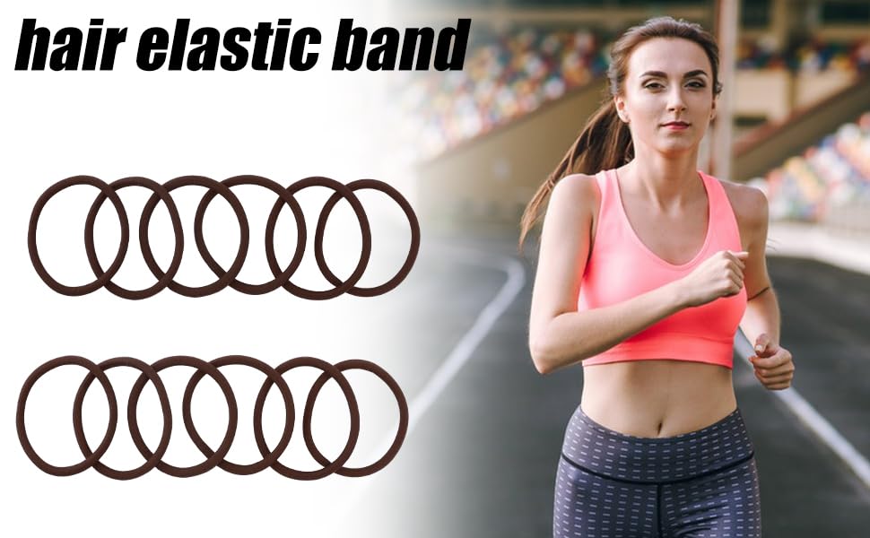 Sderoq brown hair bands pack for versatile, reusable styling.
