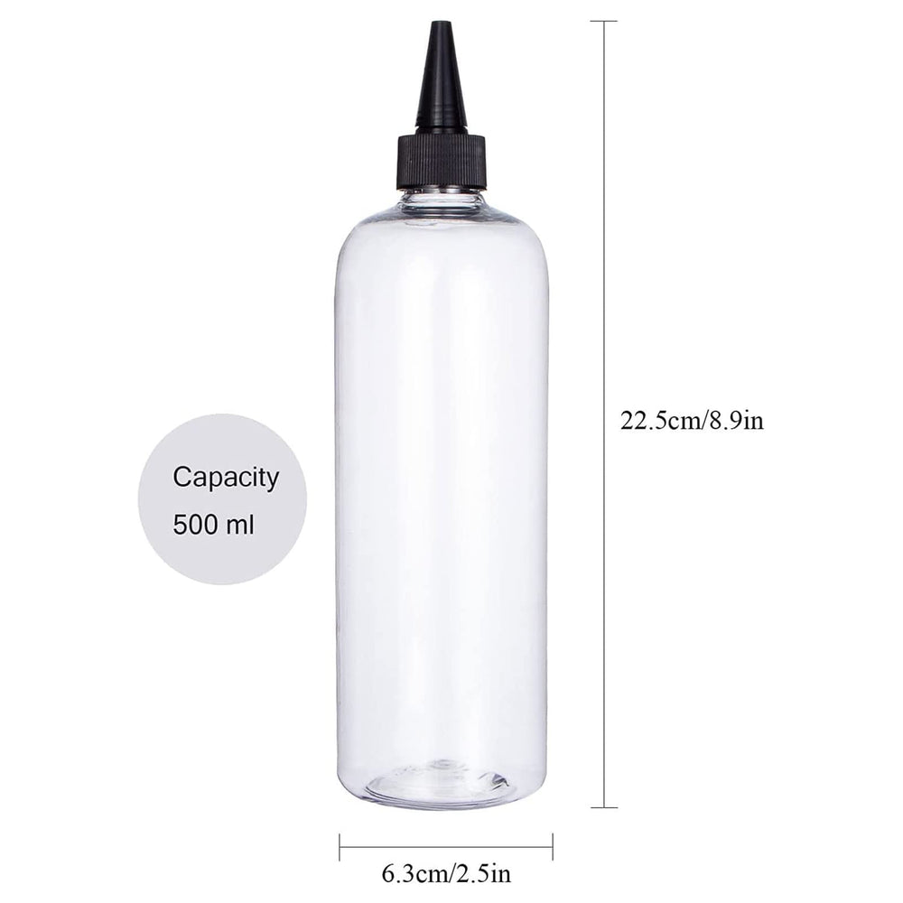 sdoot applicator bottle twist-on cone lids secure dye and prevents leaks