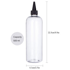 sdoot applicator bottle twist-on cone lids secure dye and prevents leaks