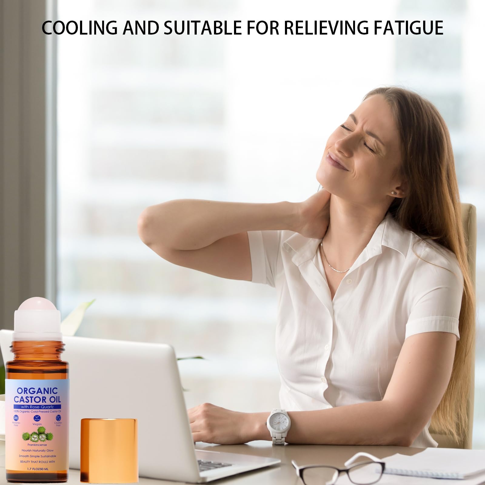 SDXJIOGE 1.7oz roll-on fits bags for on-the-go routines.