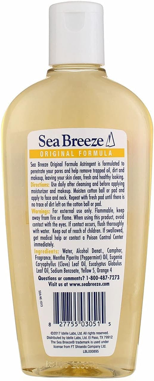 Sea Breeze Astringent Original 3-Pack front packaging shown for convenient gifting