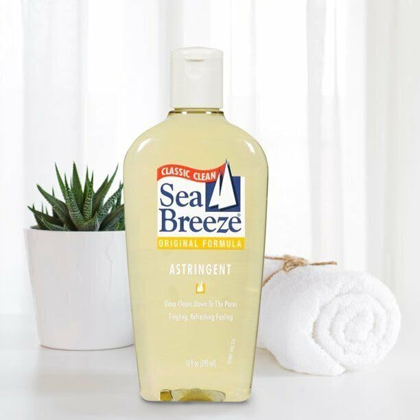 Sea Breeze Astringent Original 3-Pack close-up label highlights original formula