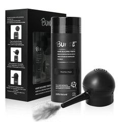 Seaboll hair fibers demonstrate instant-coverage on thinning areas for a fuller look.