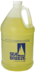 Seabreeze Original Gallon yellow pour demonstrates easy, long-lasting skin prep and oil control