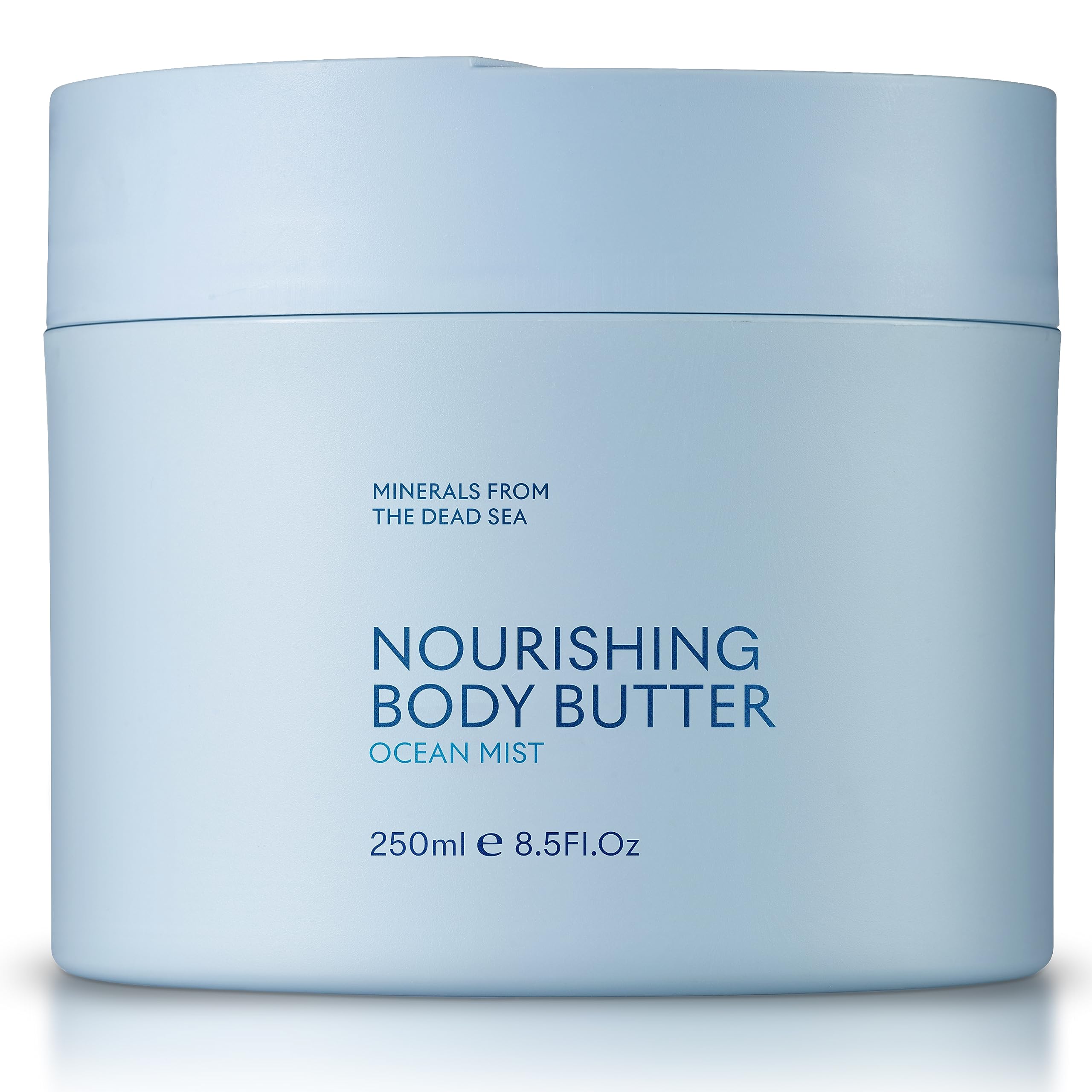 SEACRET Minerals Body Butter Ocean Mist jar delivers deep hydration for dry skin.