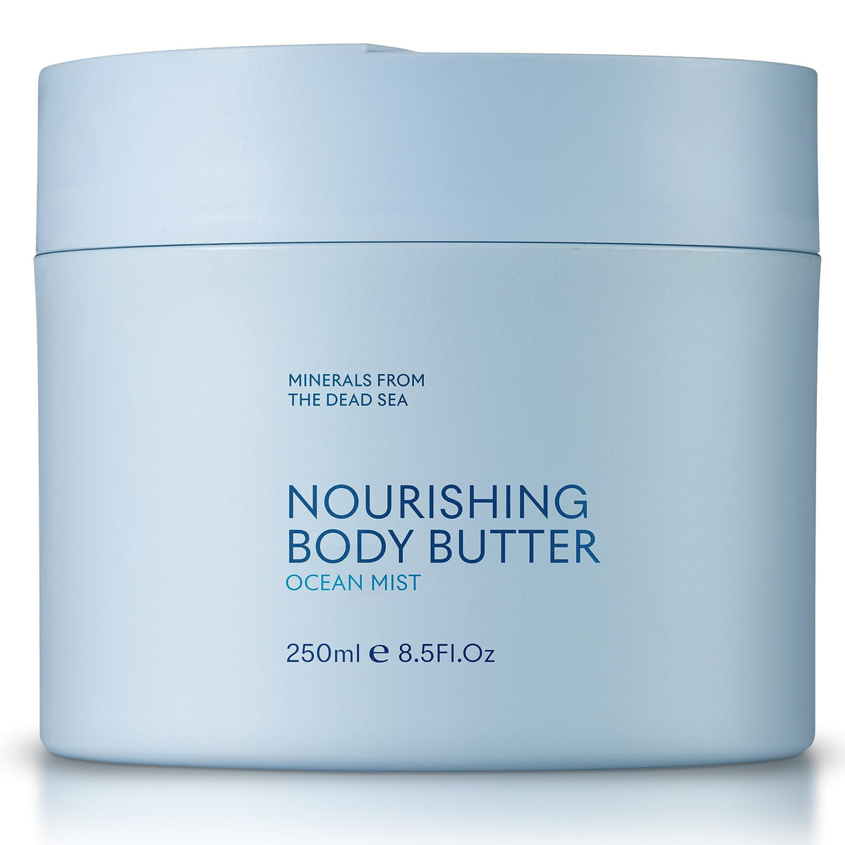 SEACRET Minerals Body Butter Ocean Mist jar delivers deep hydration for dry skin.