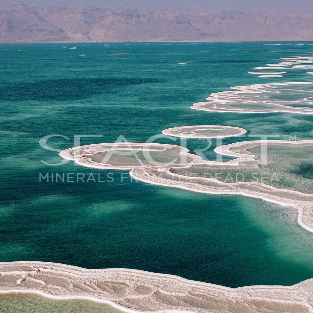 SEACRET Dead Sea Mud after-use glow hints at smoother skin texture.