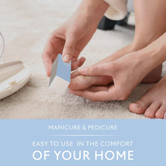 SEACRET Minerals Professional Nail Buffing Block side edge with fine-grit for prep