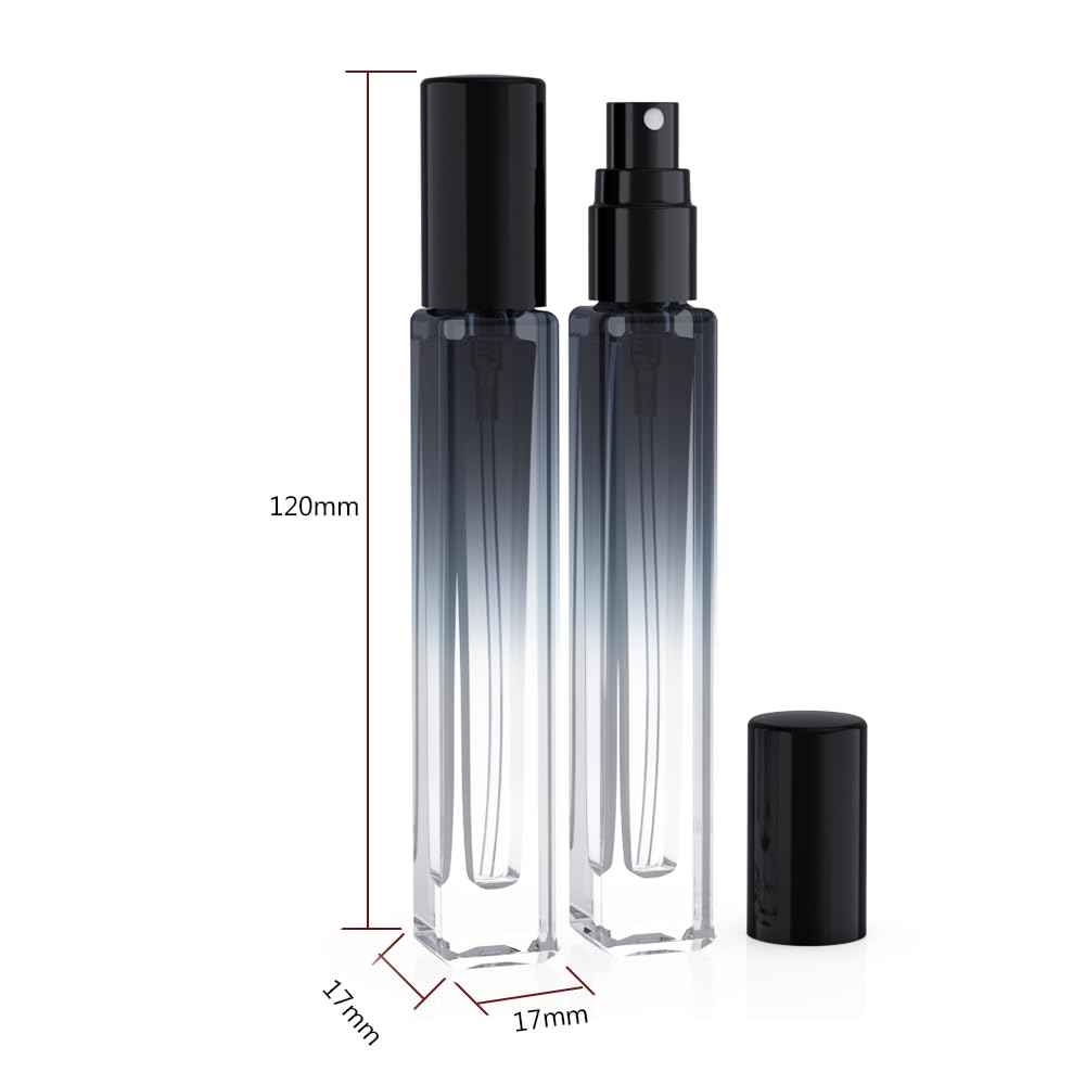 Seafulee 10ml mini perfume bottles compact refillable containers for on-the-go touch-ups