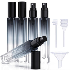Seafulee 5pcs cologne atomizer empty set for travel-friendly fragrance transport