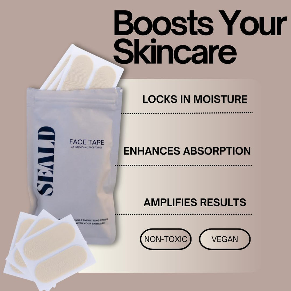 SEALD Face Tape 60-patch pack for daily convenience