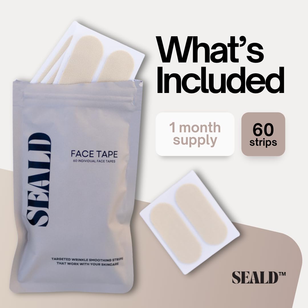 SEALD Face Tape with serums and moisturizers for smoother product absorption