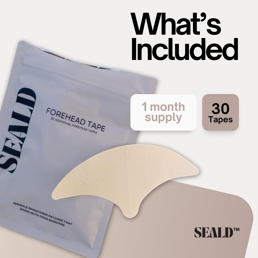 SEALD Forehead Tape shown paired with SEALD Face Tape for a complete nightly routine