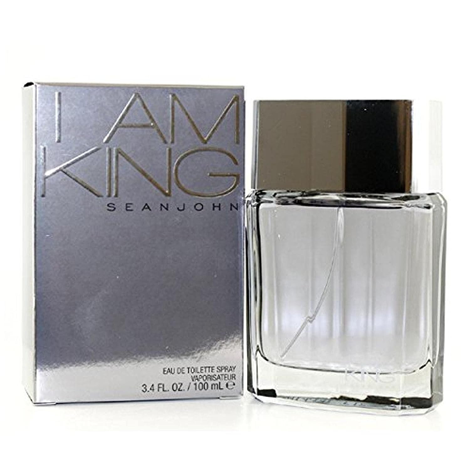 Sean John I Am King bottle front view for men with confident fragrance