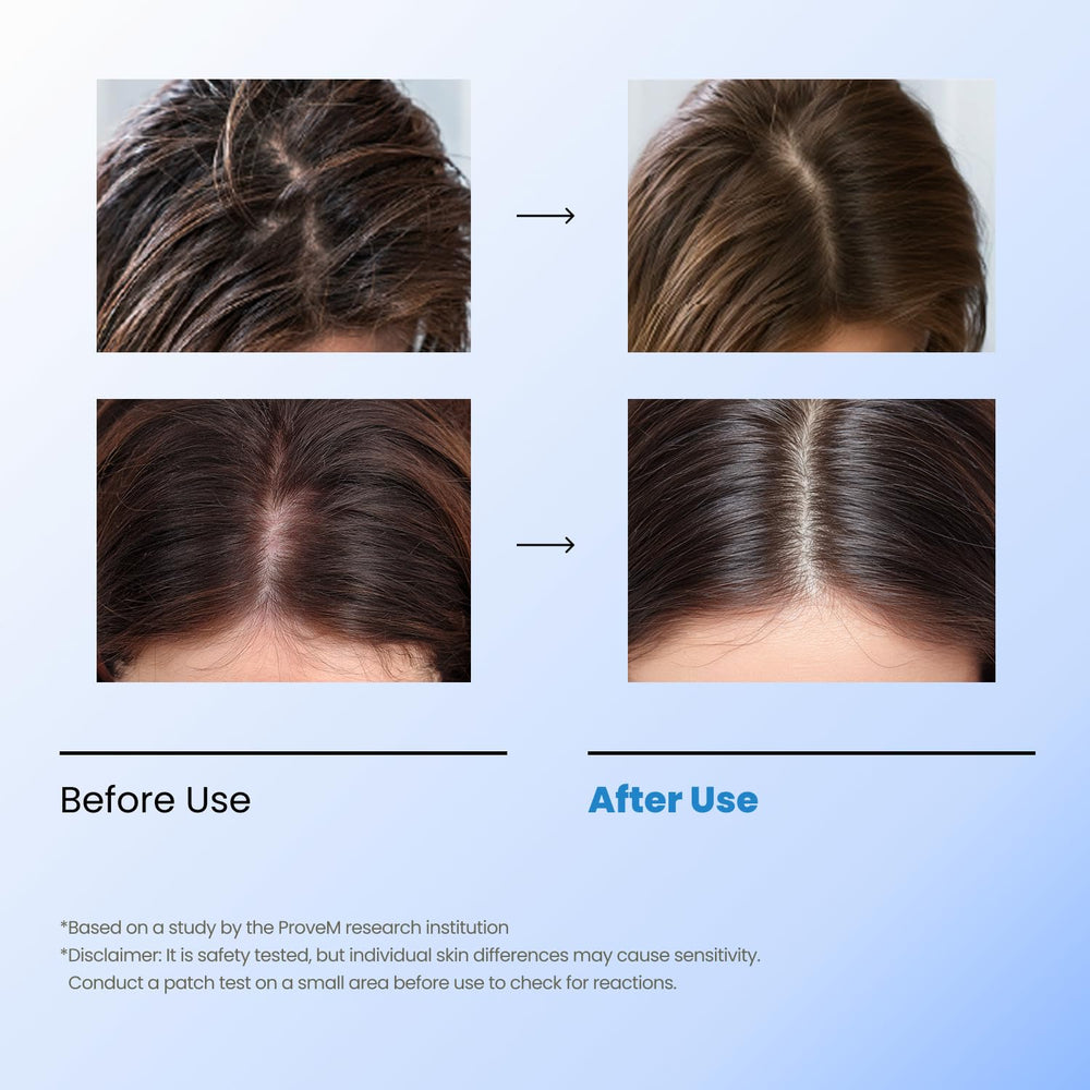 Menthol cooling visual conveys refreshed scalp sensation