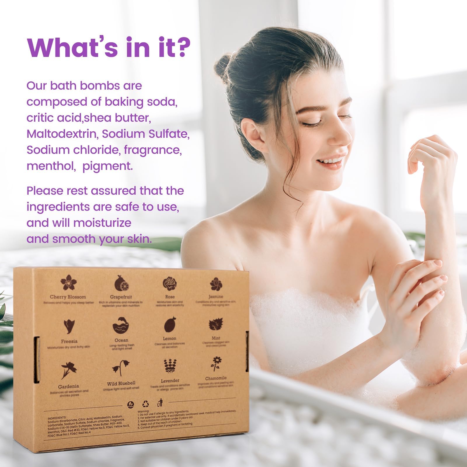 SeasonBliss bath bombs gift box appeals as a thoughtful stocking stuffer or pampering gift