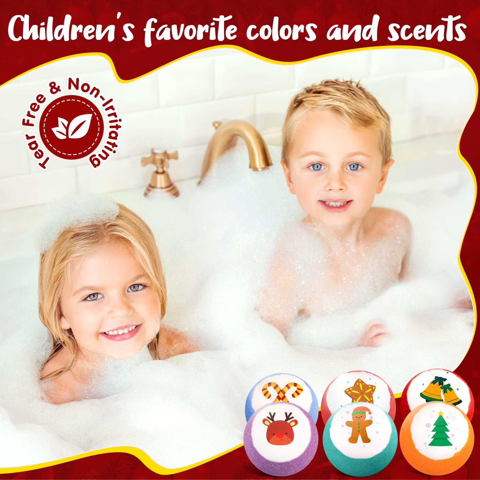 seasonbliss kid-friendly bath bombs with natural ingredients for sensitive skin