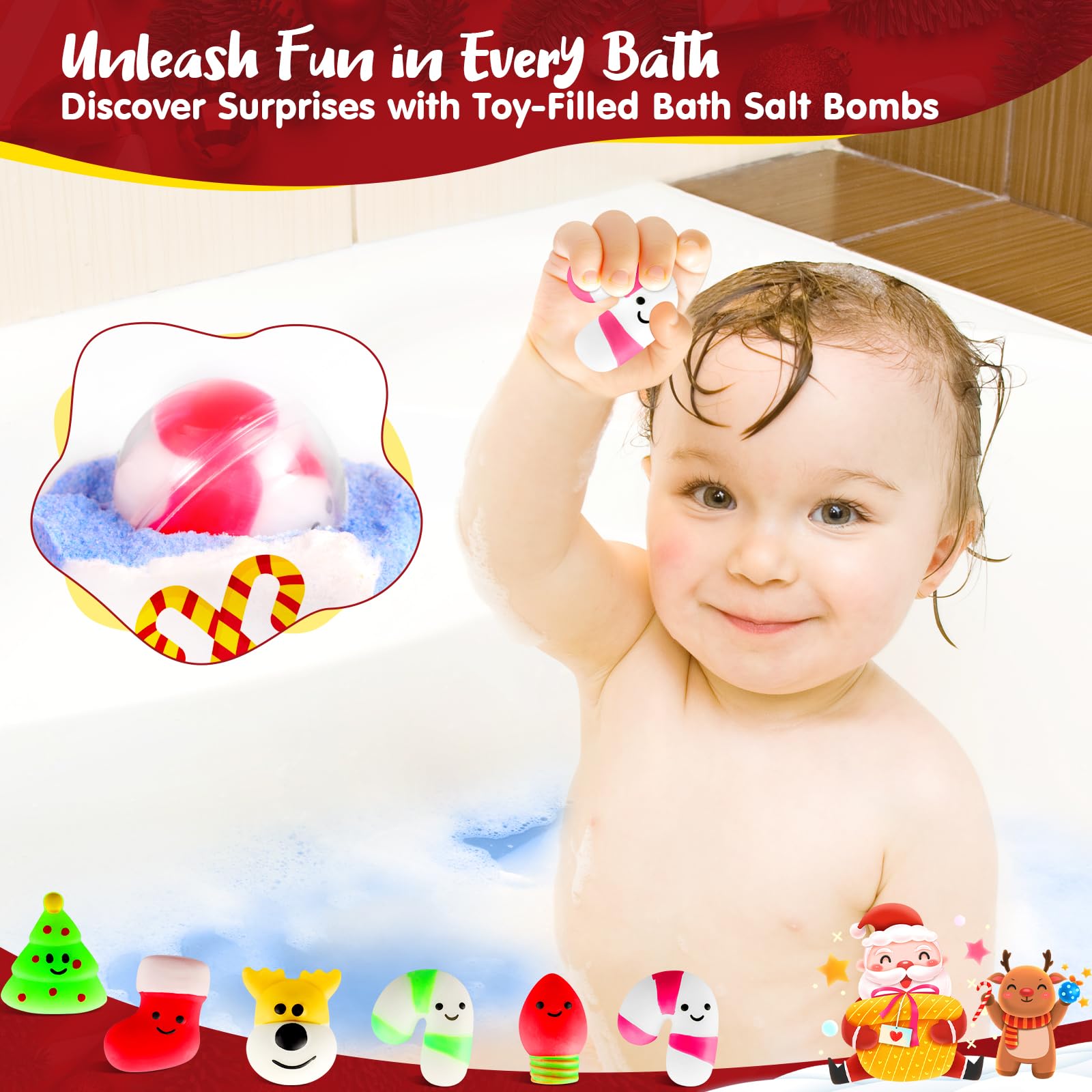 seasonbliss bubble bath bombs in various scents for sensory enjoyment