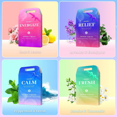 SeasonBliss individually wrapped steamer highlights easy use and lasting fragrance on demand.