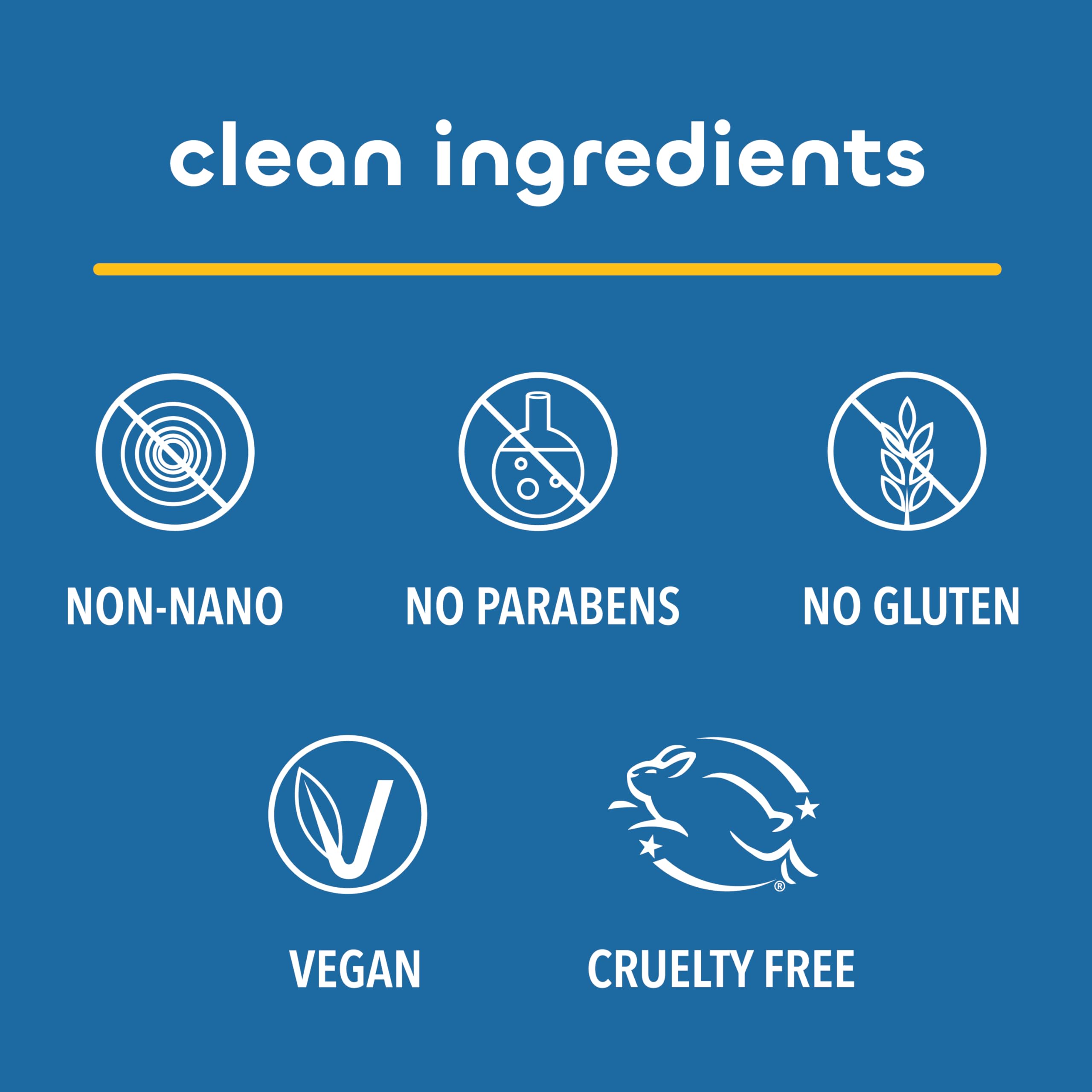 Ingredients close-up featuring red algae and shea butter in the formula.