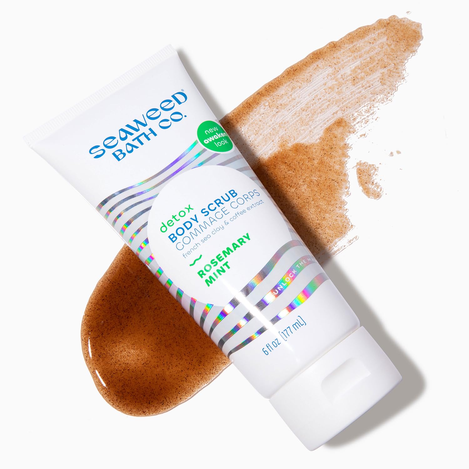 Seaweed Bath Co Detox Body Scrub sustainably harvested seaweed image showcasing ocean-friendly formula