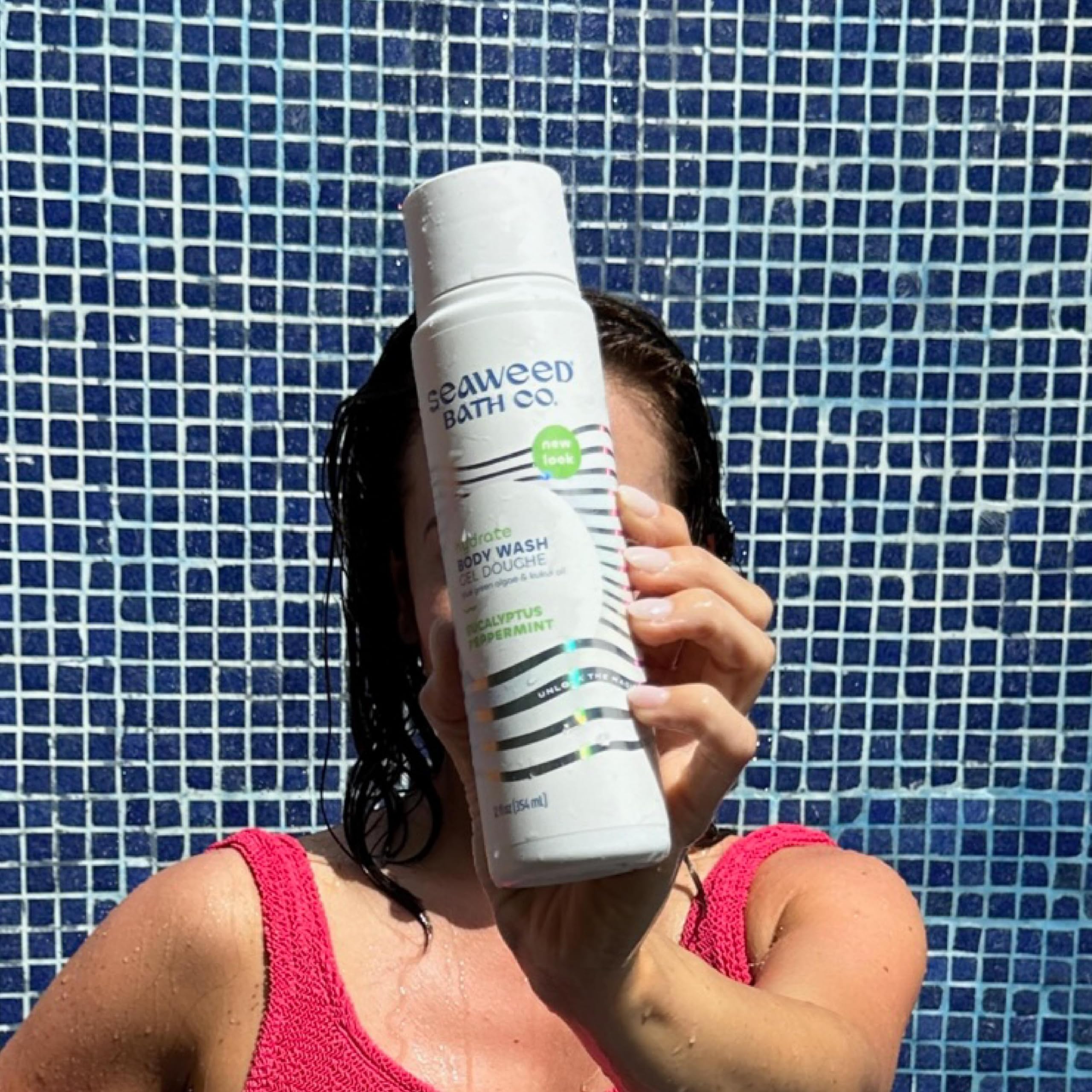 Seaweed Bath Co. Hydrate Body Wash bladderwrack ingredient signals skin nourishment.
