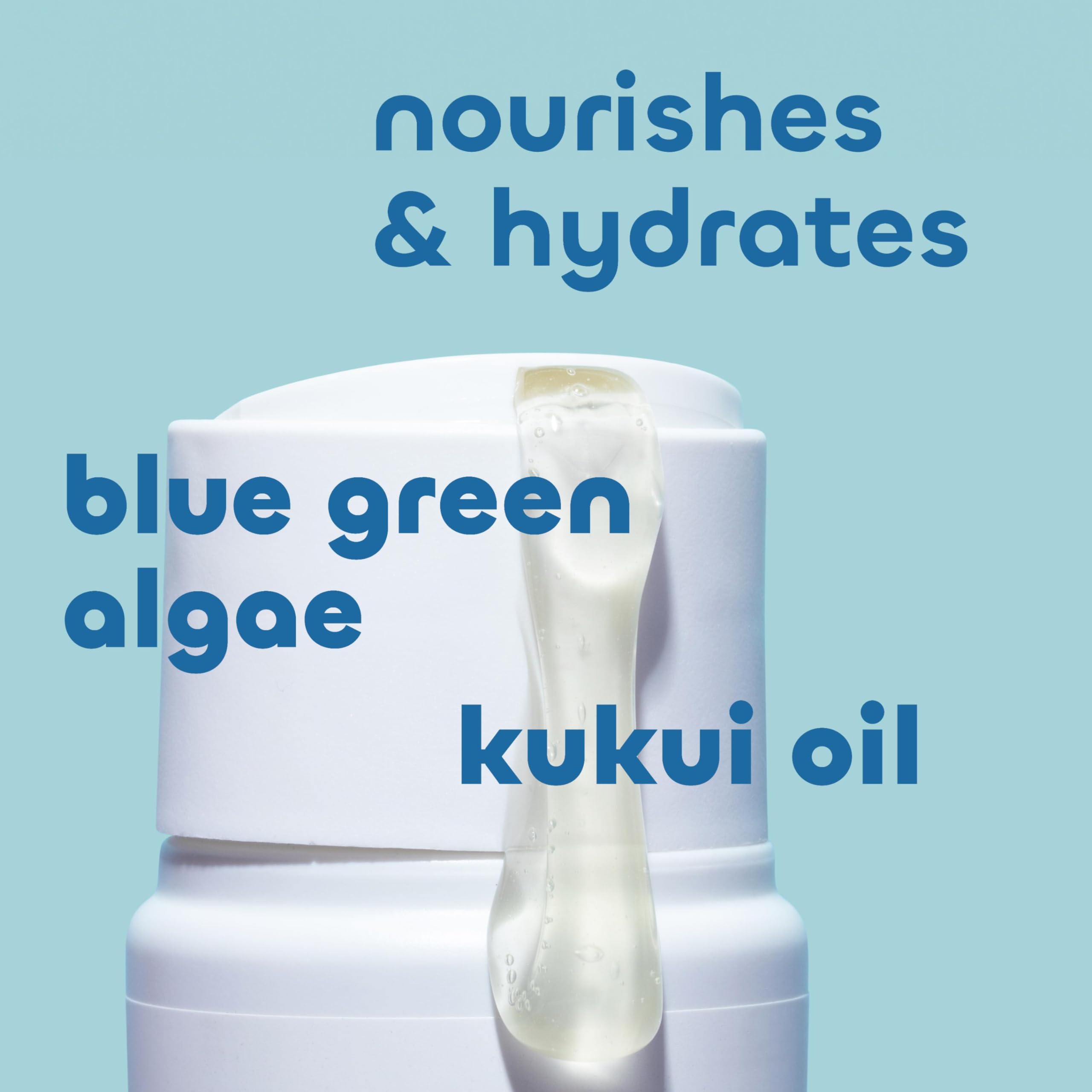 Seaweed Bath Co. Hydrate Body Wash foamy lather demonstrates gentle cleansing.