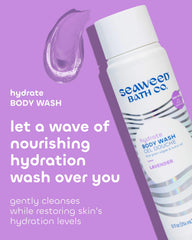 Seaweed Bath Co Hydrate Body Wash splash lavender – refreshing shower experience.