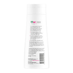 Sebamed Everyday Shampoo cap close-up highlighting soap-free formula for gentle cleansing