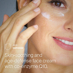 Applied SEBAMED Q10 on skin demonstrating quick absorption