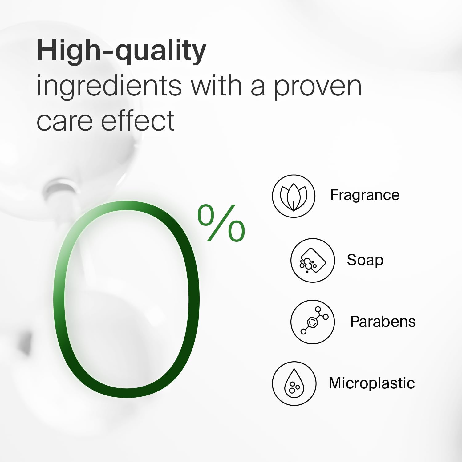 SEBAMED fragrance-free cleanser hands applying for face and body cleansing.