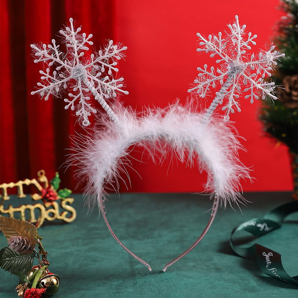 Sebneny Snowflake headband ideal for cosplay and festive events.