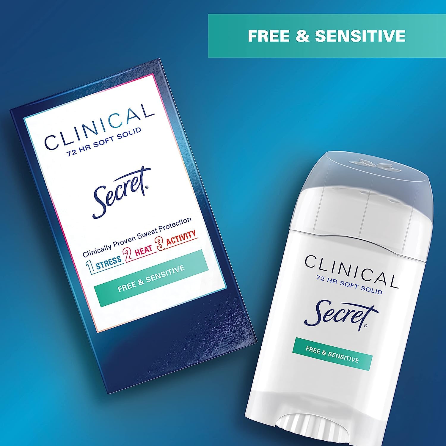 Secret Clinical Strength Soft Solid cruelty-free by PETA-certified packaging