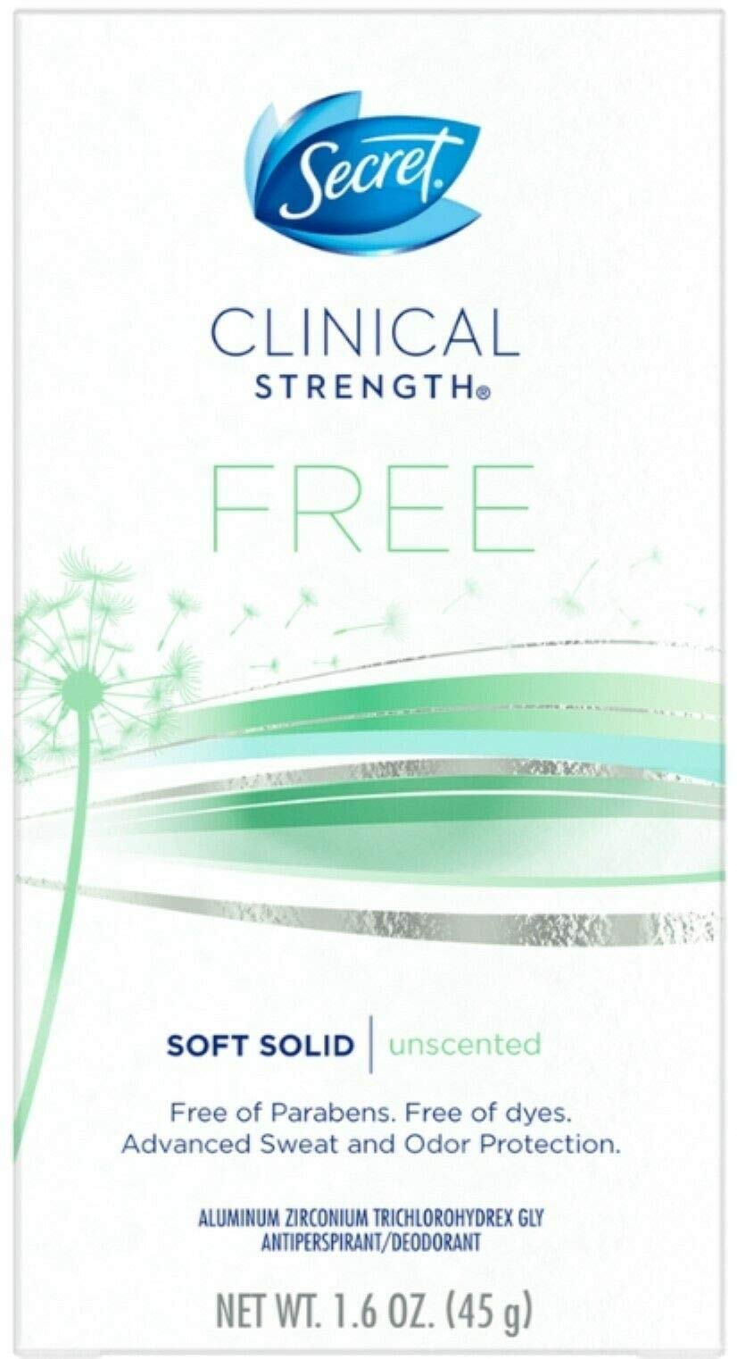 Secret Clinical Strength Soft Solid stick with gentle skin conditioning for long-lasting protection