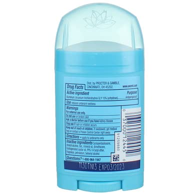 Secret deodorant solid Shower Fresh odor-control visuals reinforce everyday protection and confidence