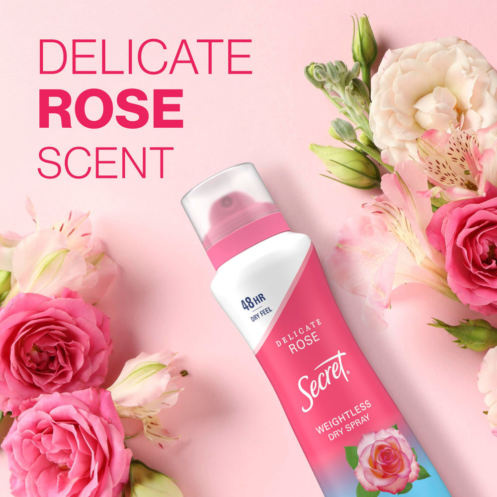 Secret Dry Spray 2-pack front view showcases multi-day protection.