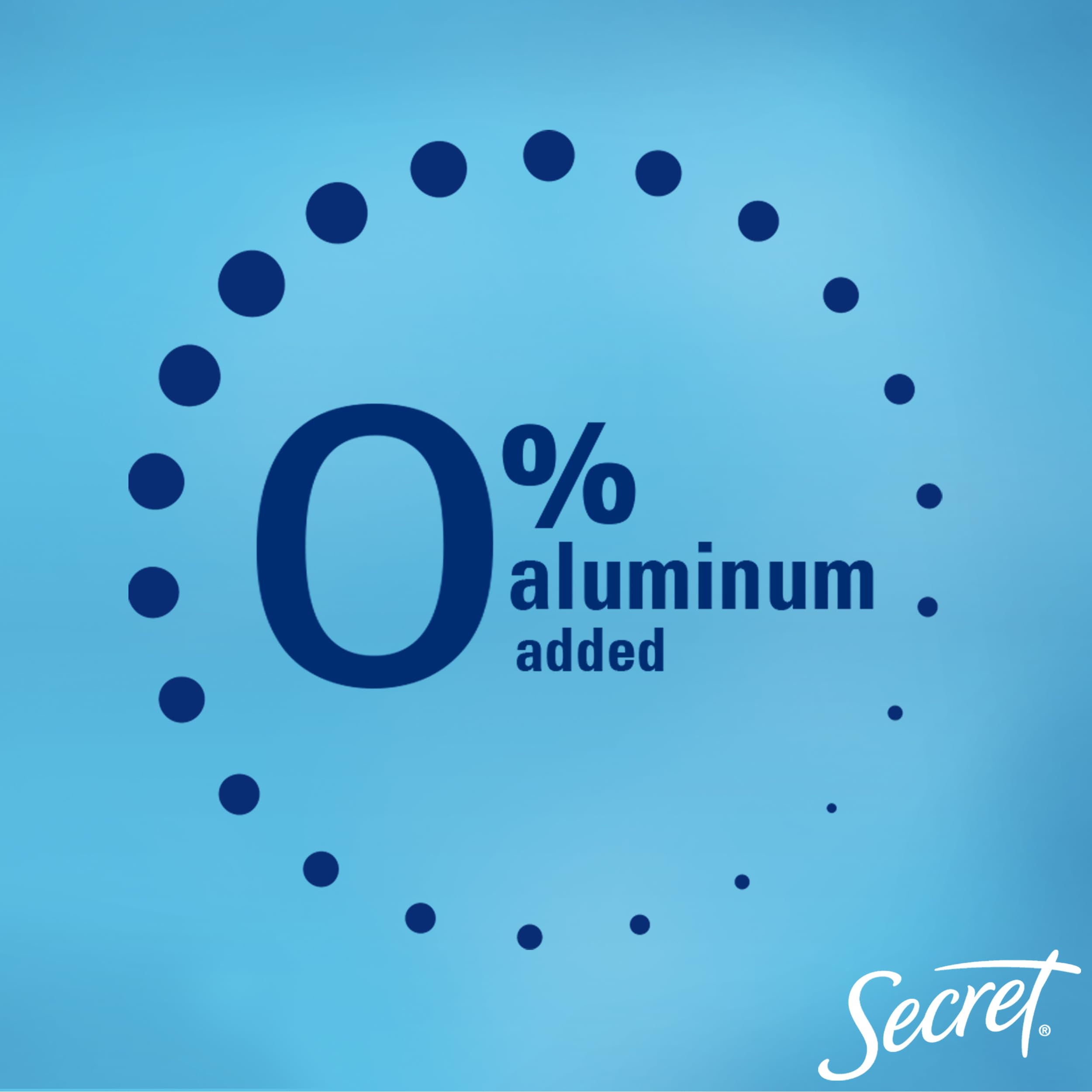 Secret Dry Spray application on skin shows quick-dry layer and odor protection