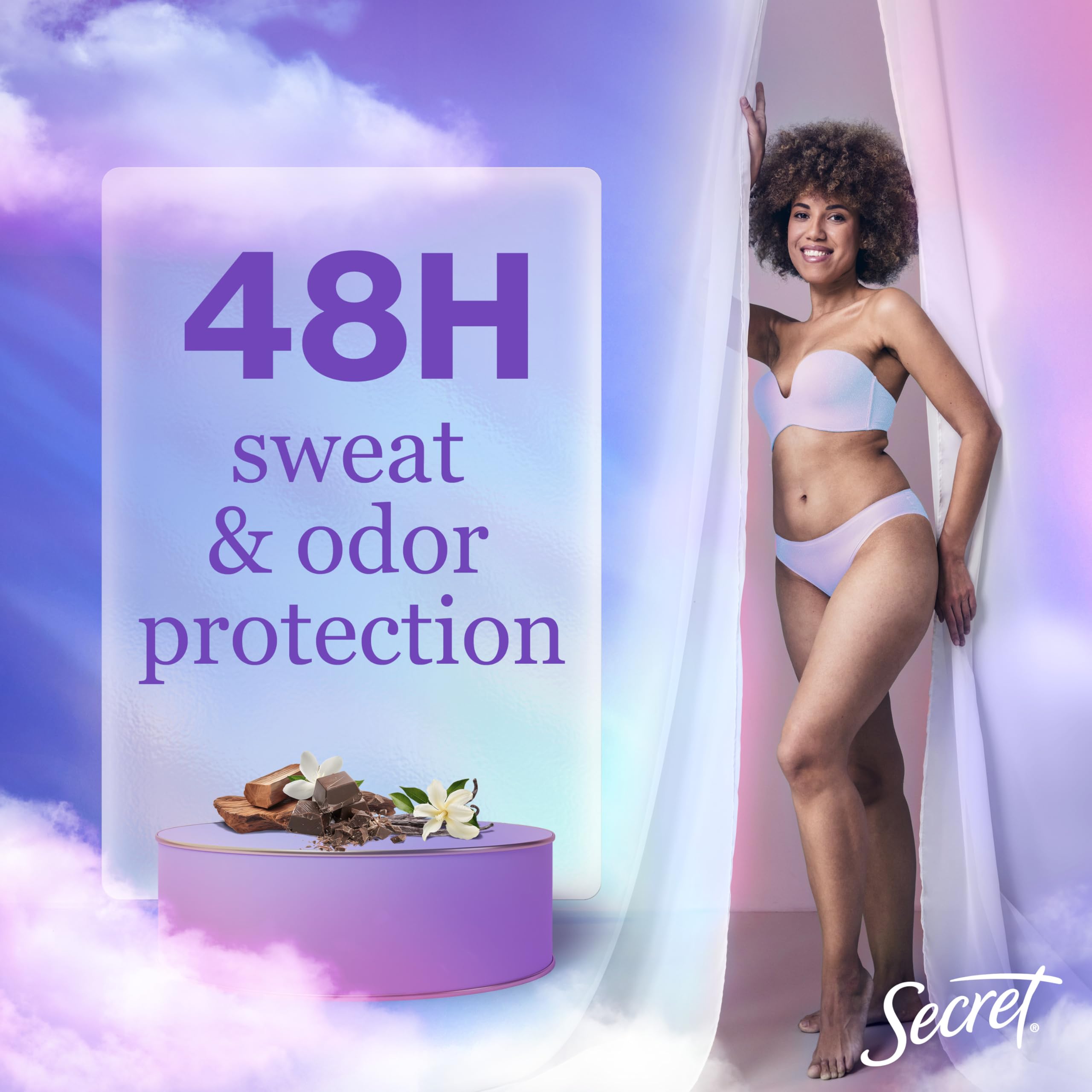 Secret Dry Spray pack-of-3 front image emphasizes convenient multi-pack.