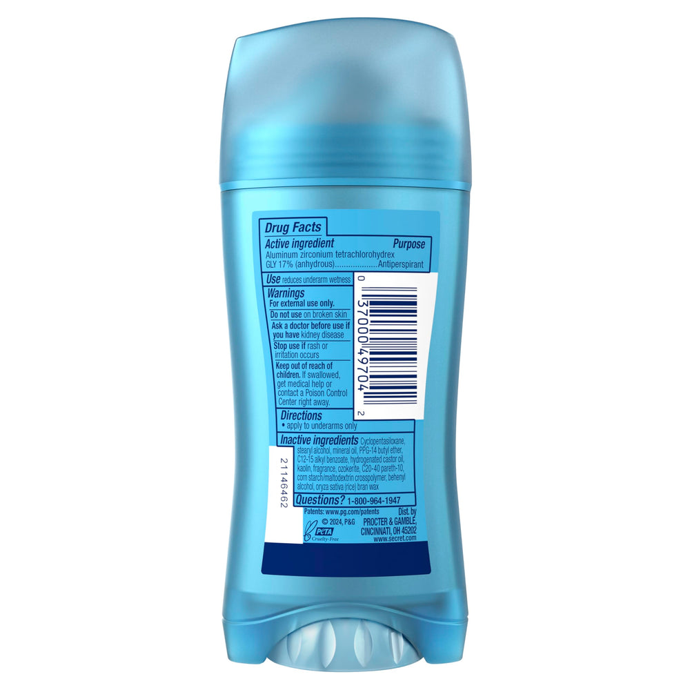 Secret Fresh full-label view reinforces product identity and lavender scent.