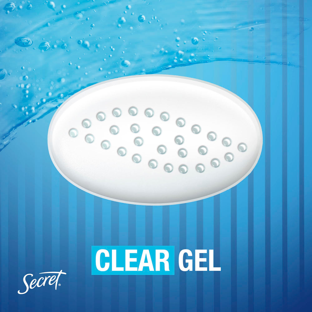 Secret Outlast odor-fighting graphic emphasizes odor control.