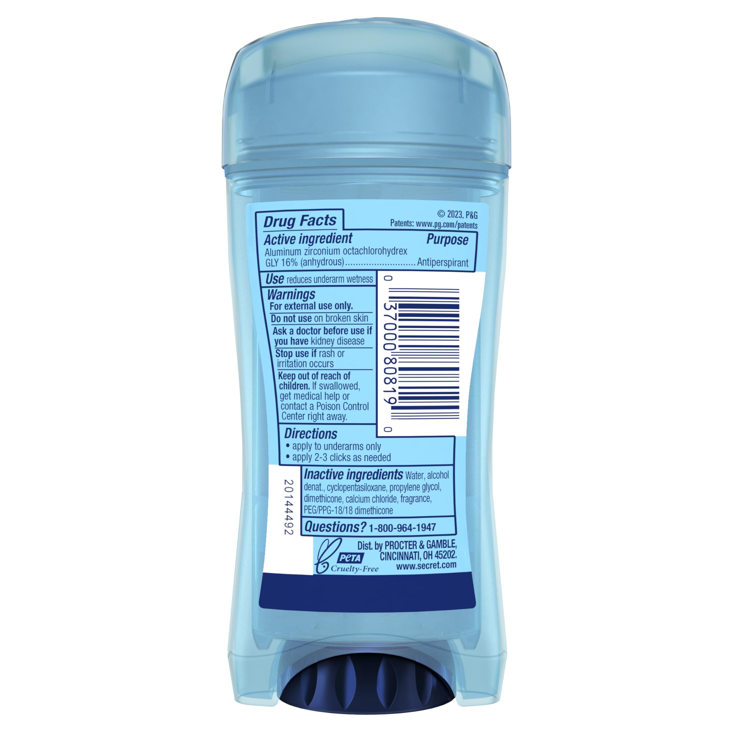 Secret Outlast women's deodorant on underarm during workout scenario.