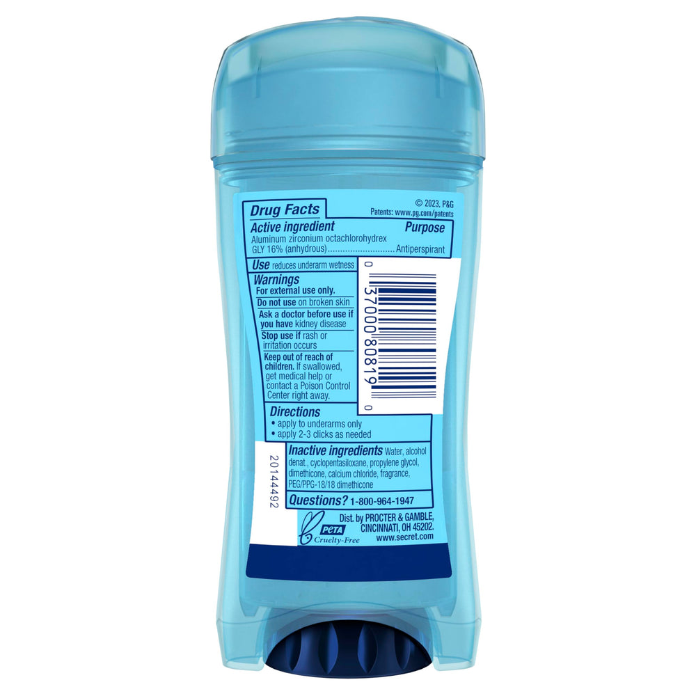 Secret Outlast women's deodorant on underarm during workout scenario.