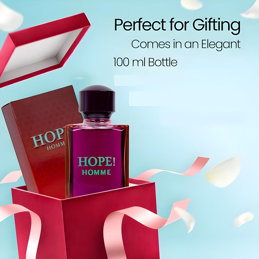 Secret Plus HOPE! HOMME 3-4oz bottle ready for daily use