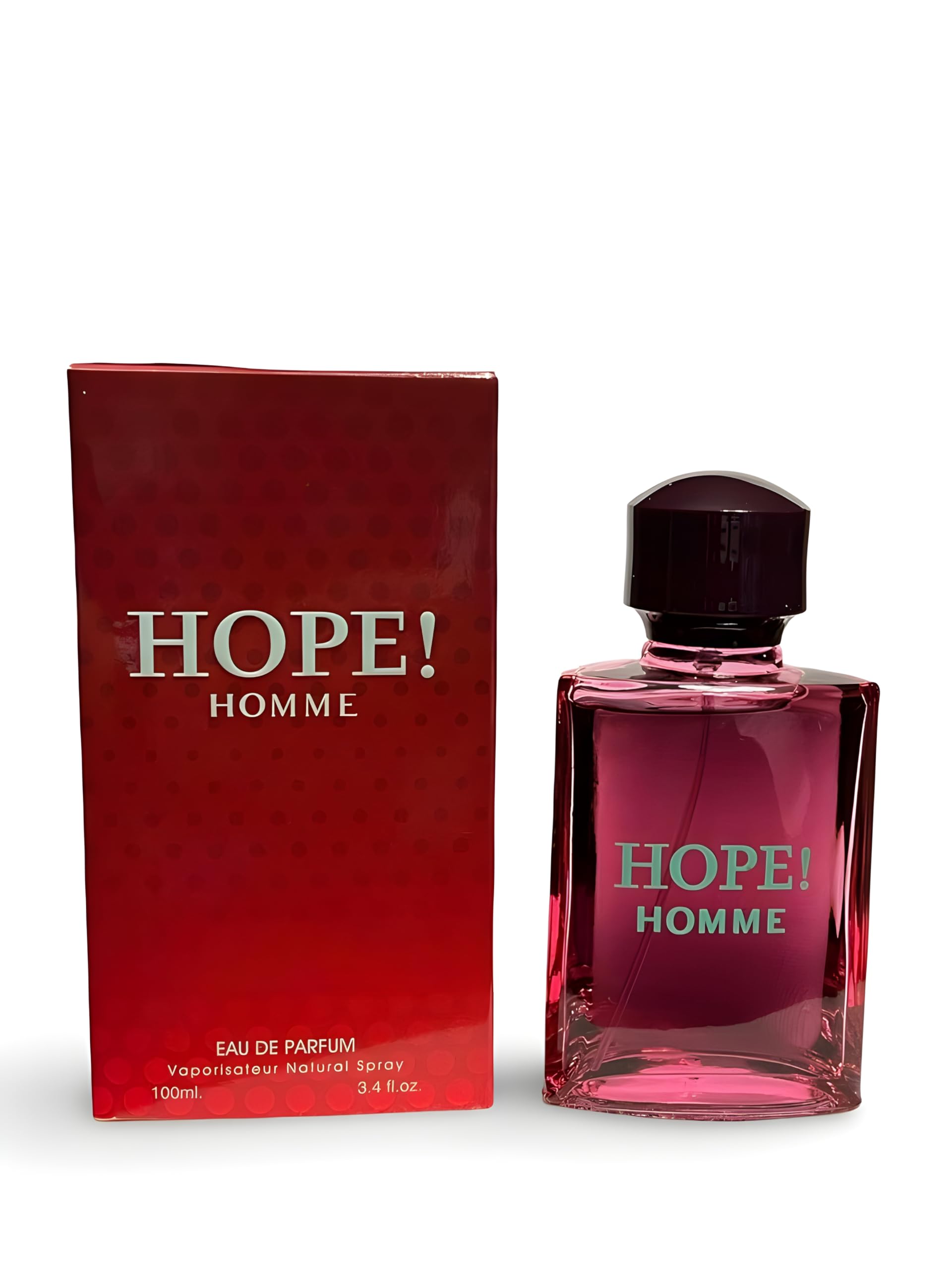 Secret Plus HOPE! HOMME bottle-pour for precise application and long-lasting fragrance